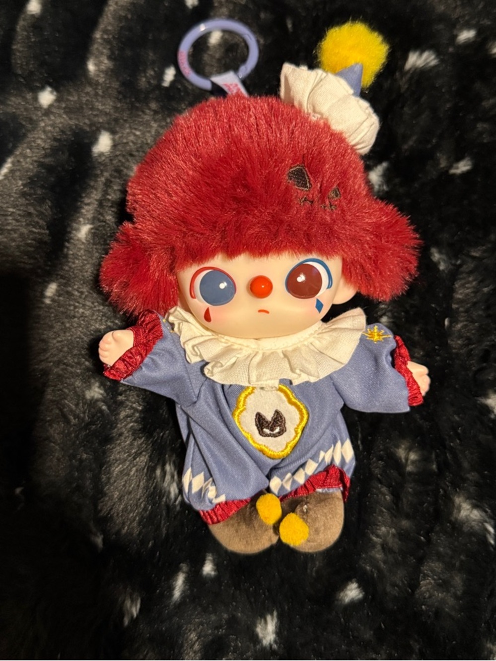 Why So Serious Series- Vinyl Plush Pendant Blind Box (Flame Clown DIMOO)